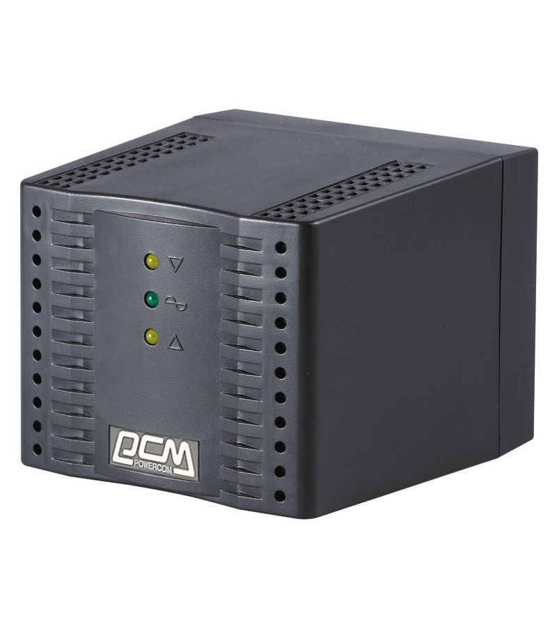 цена Стабилизатор напряжения Powercom TCA-1200 Black