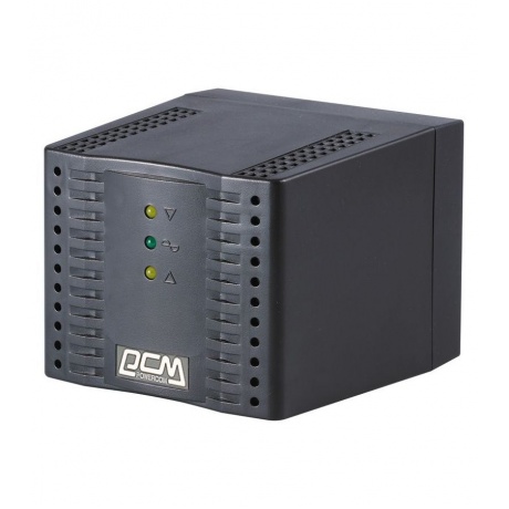 Стабилизатор напряжения Powercom TCA-2000 черный - фото 1