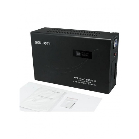Стабилизатор напряжения Smartwatt AVR Triac 5000TW 5000ВА черный - фото 8