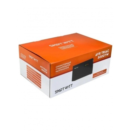 Стабилизатор напряжения Smartwatt AVR Triac 5000TW 5000ВА черный - фото 9