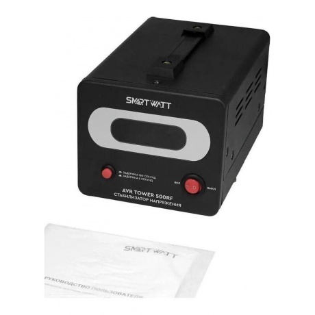 Стабилизатор напряжения Smartwatt AVR Tower 500RF 500ВА черный - фото 8