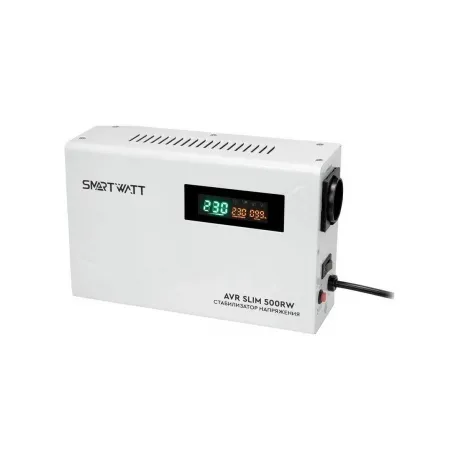 Стабилизатор напряжения Smartwatt AVR Slim 500RW 500ВА белый