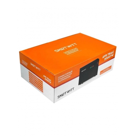 Стабилизатор напряжения Smartwatt AVR Triac 2000TW 2000ВА черный - фото 10