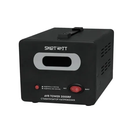Стабилизатор напряжения Smartwatt AVR Tower 2000RF 2000ВА черный