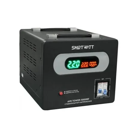 Стабилизатор напряжения Smartwatt AVR Tower 5000RF 5000ВА черный