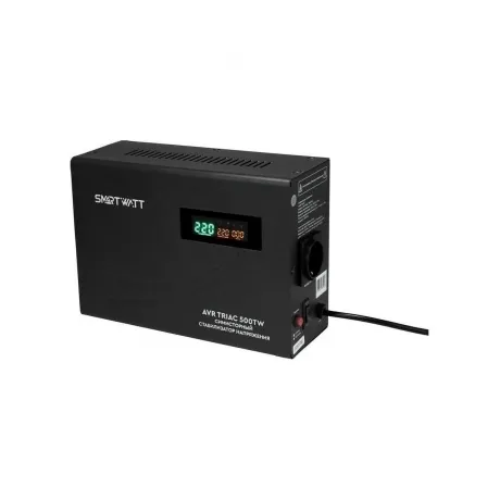 Стабилизатор напряжения Smartwatt AVR Triac 500TW 500ВА черный
