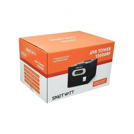 Стабилизатор напряжения Smartwatt AVR Tower 12000RF 12000ВА черный - фото 7