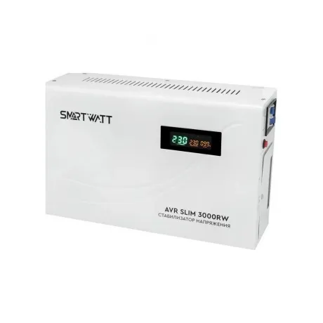 Стабилизатор напряжения Smartwatt AVR Slim 3000RW 3000ВА белый