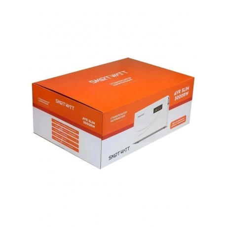 Стабилизатор напряжения Smartwatt AVR Slim 3000RW 3000ВА белый - фото 10