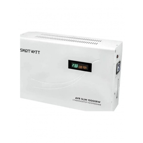 

Стабилизатор напряжения Smartwatt AVR Slim 10000RW 10000ВА белый