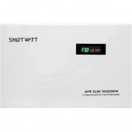 Стабилизатор напряжения Smartwatt AVR Slim 10000RW 10000ВА белый - фото 2