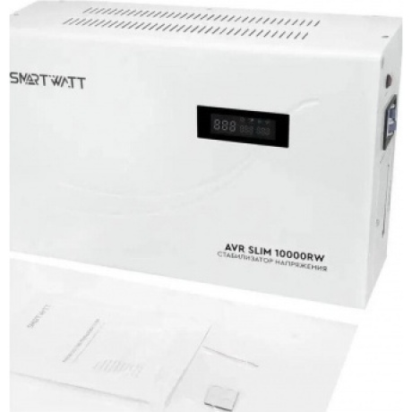 Стабилизатор напряжения Smartwatt AVR Slim 10000RW 10000ВА белый - фото 3