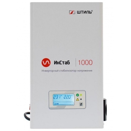 

Стабилизатор напряжения Штиль ИнСтаб IS1000 800Вт 1000ВА белый