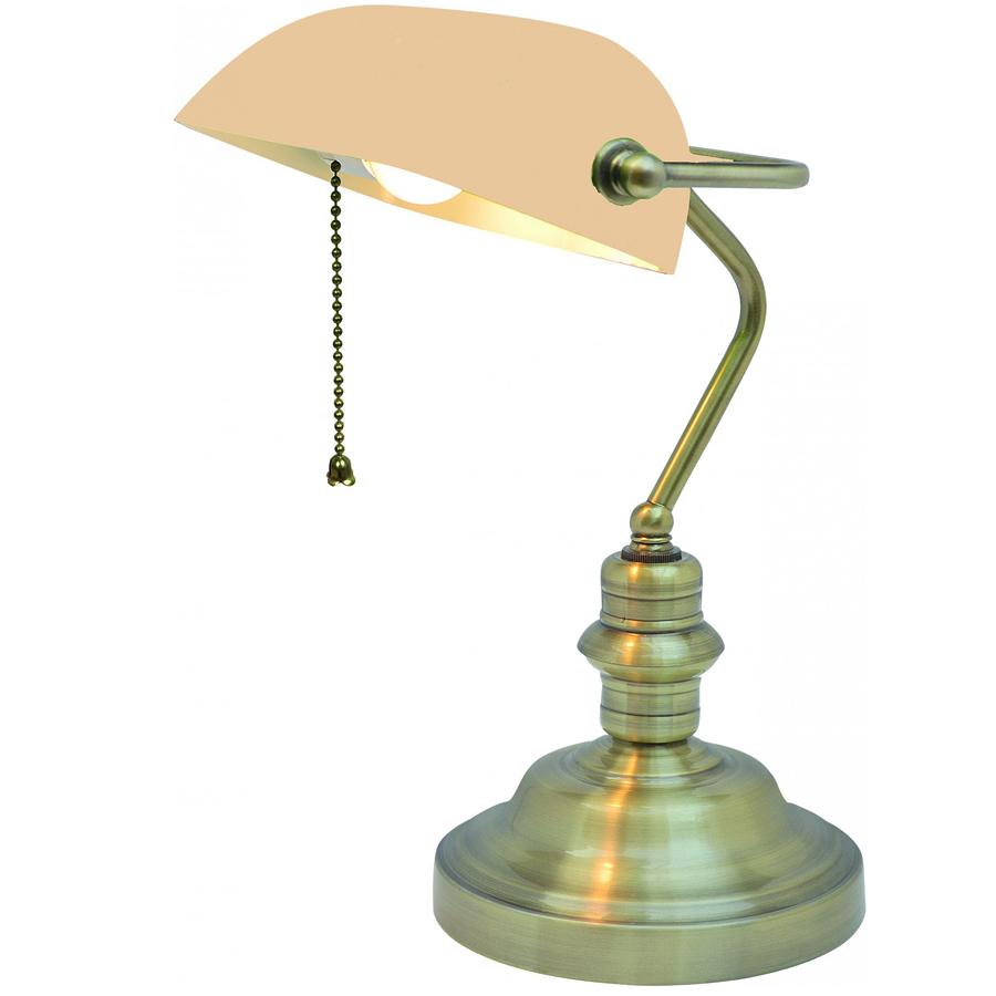 Лампа настольная Arte lamp A2493LT-1AB настольная лампа artelamp banker a2493lt 1ab белая античная бронза