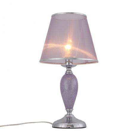 Лампа настольная декоративная ST-Luce SL175.104.01 хром/сиреневый - фото 1