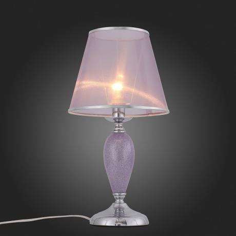 Лампа настольная декоративная ST-Luce SL175.104.01 хром/сиреневый - фото 2