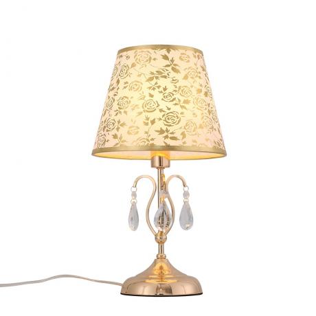 Лампа настольная декоративная ST-Luce SL176.204.01 золото/прозрачный/бежевый - фото 1