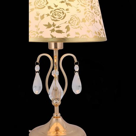 Лампа настольная декоративная ST-Luce SL176.204.01 золото/прозрачный/бежевый - фото 3