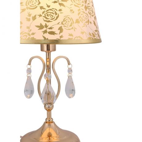 Лампа настольная декоративная ST-Luce SL176.204.01 золото/прозрачный/бежевый - фото 4