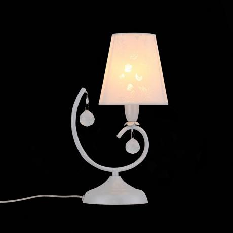 Лампа настольная декоративная ST-Luce SL182.504.01 ST-Luce перламутровый белый/прозрачный - фото 3