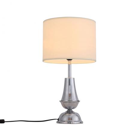 Лампа настольная декоративная ST-Luce SL187.104.01 хром/белый - фото 1