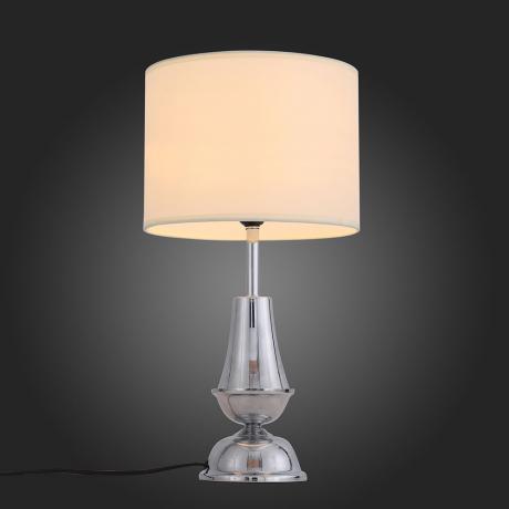 Лампа настольная декоративная ST-Luce SL187.104.01 хром/белый - фото 2