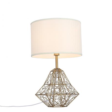 Лампа настольная декоративная ST-Luce SL264.204.01 светлое золото/белый - фото 1