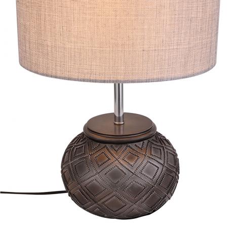 Лампа настольная декоративная ST-Luce SL991.474.01 коричневый/бежевый - фото 4