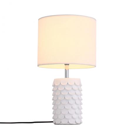 Лампа настольная декоративная ST-Luce SL991.574.01 белый/бежевый - фото 1