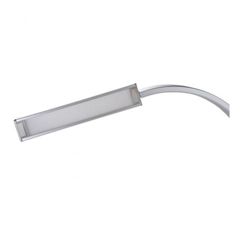 Настольная лампа ЛЮЧИЯ L630 Minimalist серебро, диммер, USB порт 2A  - фото 2
