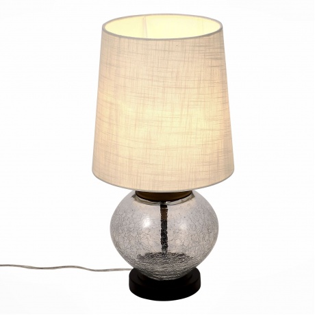Настольная лампа ST-LUCE SL971.104.01 Коричневый, Прозрачное стекло с трещинами - фото 2
