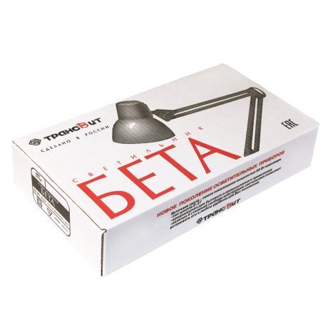 Светильник настольный Трансвит Beta (Beta/Gr) серый - фото 4