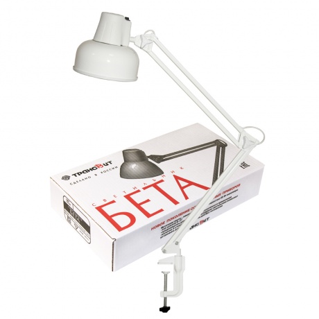 Светильник настольный Трансвит Beta (Beta/Wh) белый - фото 1