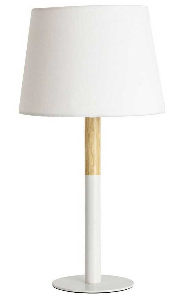 Лампа настольная Arte Lamp Connor A2102LT-1WH абажур caramel малый 1xe14 е27