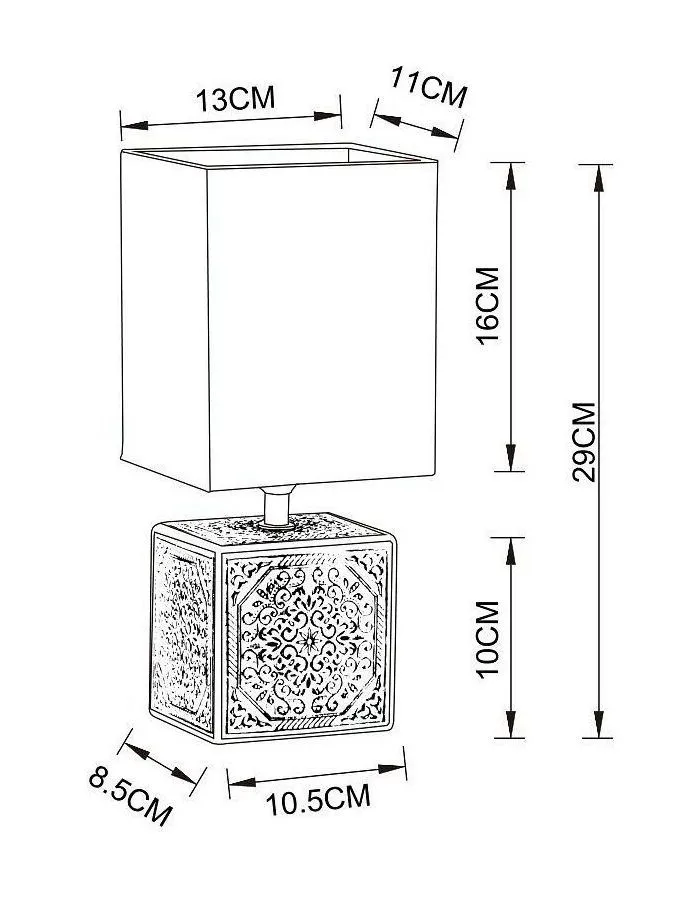 Лампа настольная Arte Lamp Fiori A4429LT-1WA - фото 4
