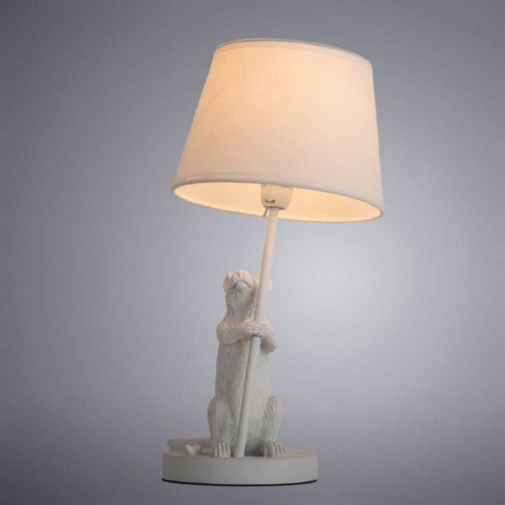 Лампа настольная Arte Lamp Gustav A4420LT-1WH - фото 6