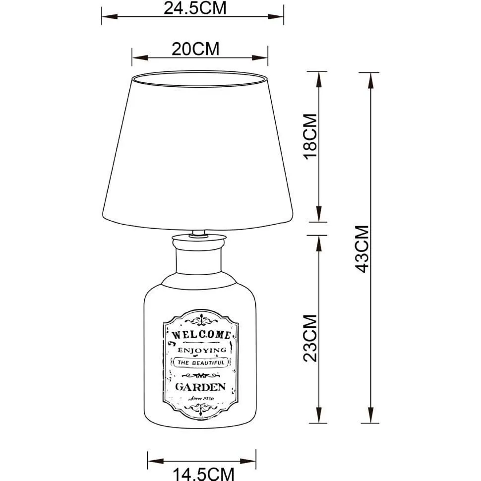 Лампа настольная Arte Lamp Isola A4272LT-1GY - фото 7