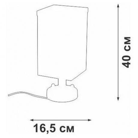 Светильник настольный V8002-1/1L, 1xE27 макс. 40Вт - фото 6