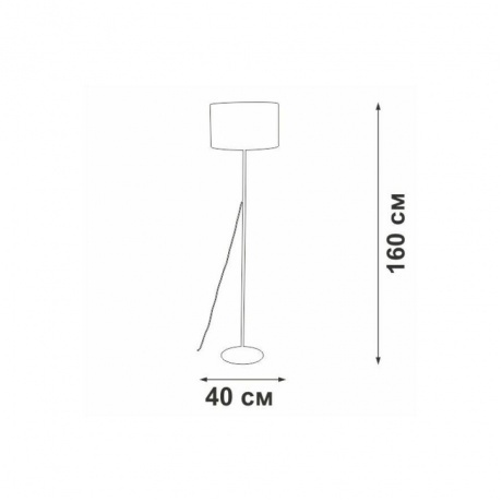 Светильник напольный Vitaluce V3982-1/1P, 1хE27 макс. 40Вт - фото 4