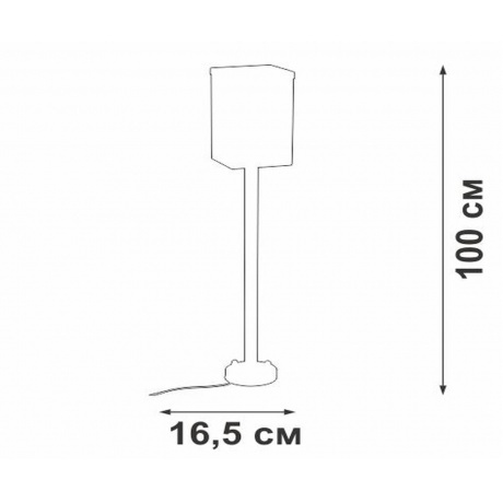 Светильник напольный V8002-0/1P, 1xE27 макс. 40Вт - фото 4