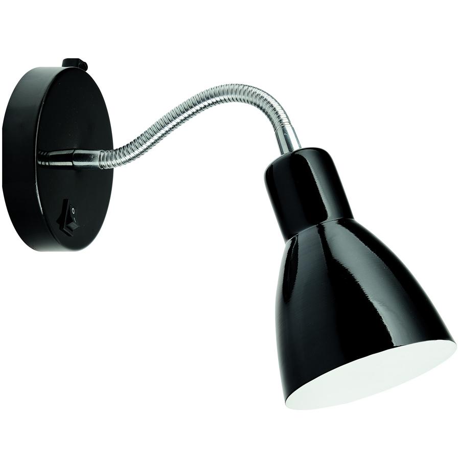 цена Бра (светильник настенный) Arte lamp A1408AP-1BK