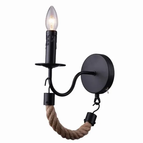 Бра (светильник настенный) Arte lamp A8956AP-1BK