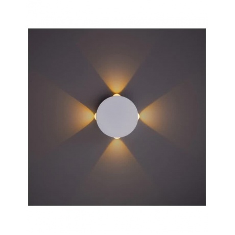 Настенно-потолочный светильник Arte lamp Tamburello A1525AP-1WH - фото 3