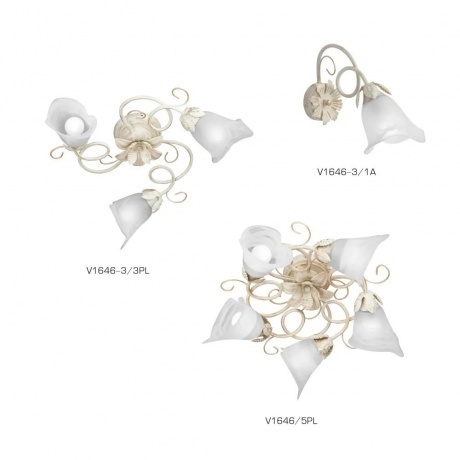 Бра Vitaluce V1646-3/1A, 1хE14 макс. 60Вт - фото 2
