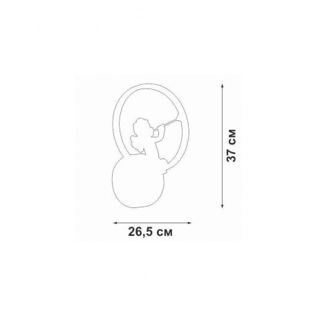 Бра Vitaluce V4667-0/1A, LED 17Вт, 3900-4200K - фото 2