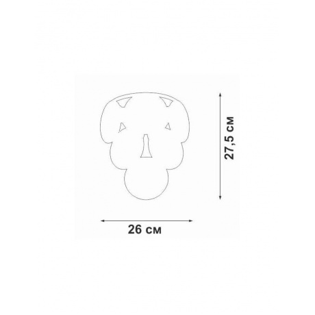 Бра Vitaluce V5834-9/2A, 2xE14 макс. 40Вт - фото 3