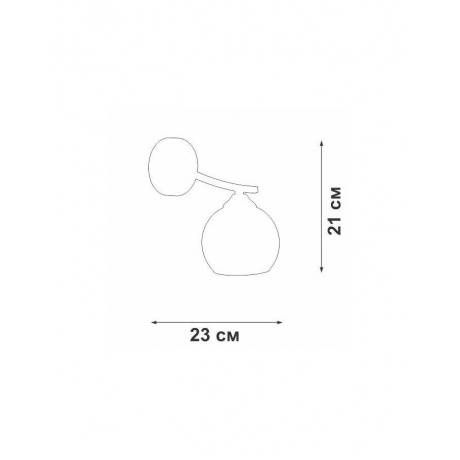 Бра Vitaluce V4285-0/1A, 1xE27 макс. 40Вт - фото 2