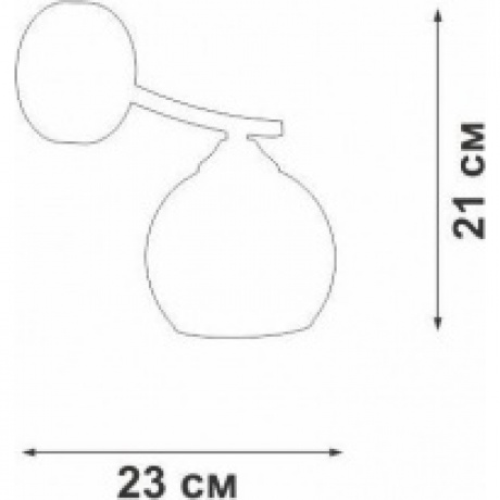 Бра Vitaluce V4285-0/1A, 1xE27 макс. 40Вт - фото 2