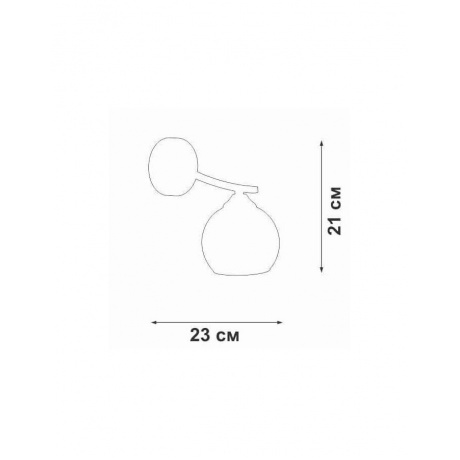 Бра Vitaluce V4285-1/1A, 1xE27 макс. 40Вт - фото 4