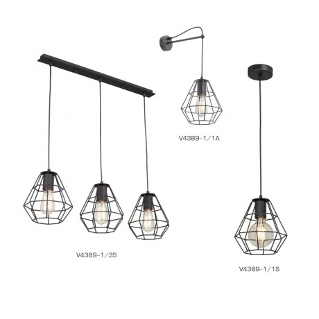 Бра Vitaluce V4389-1/1A, 1xE27 макс. 60Вт - фото 7